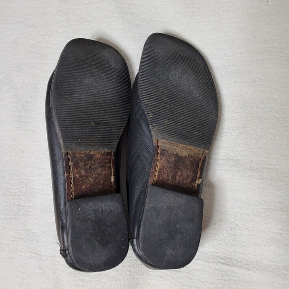 Cole Haan Shoes Flats Size 7 Casual Slip On Loafer Black Leather - Picture 11 of 16